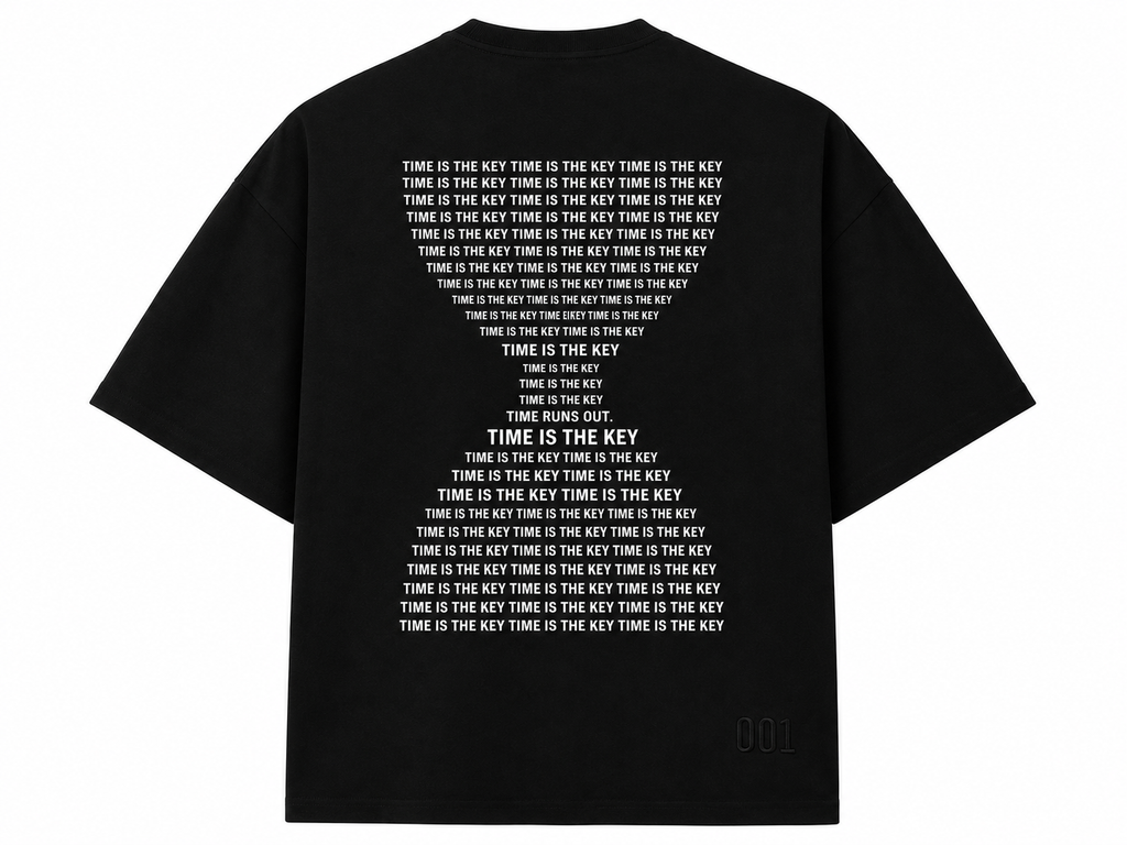 T Shirt à manches courtes - « THE TIME »