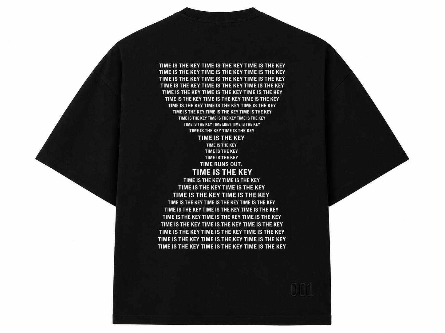 T Shirt à manches courtes - « THE TIME »