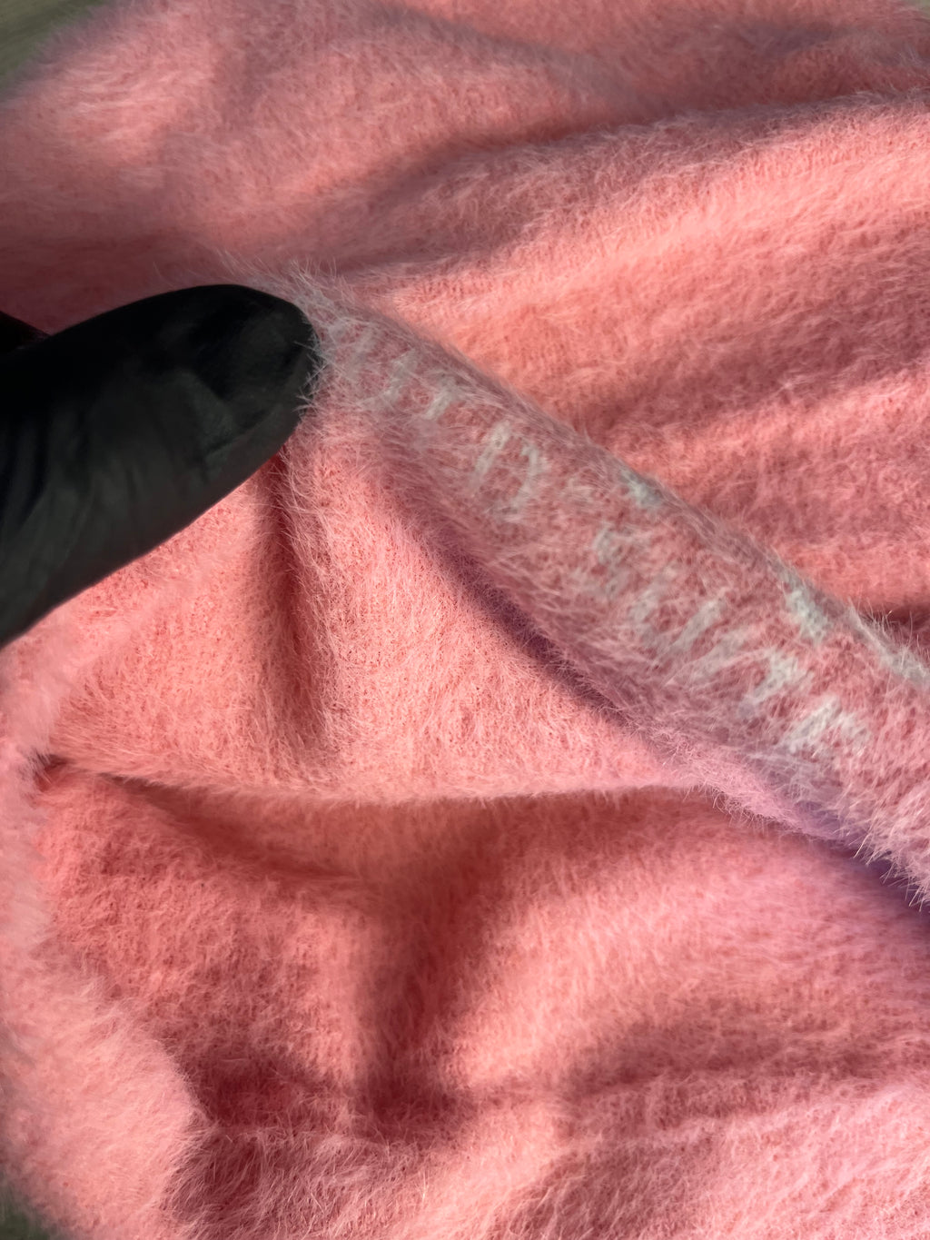 Bonnet en mohair PINK