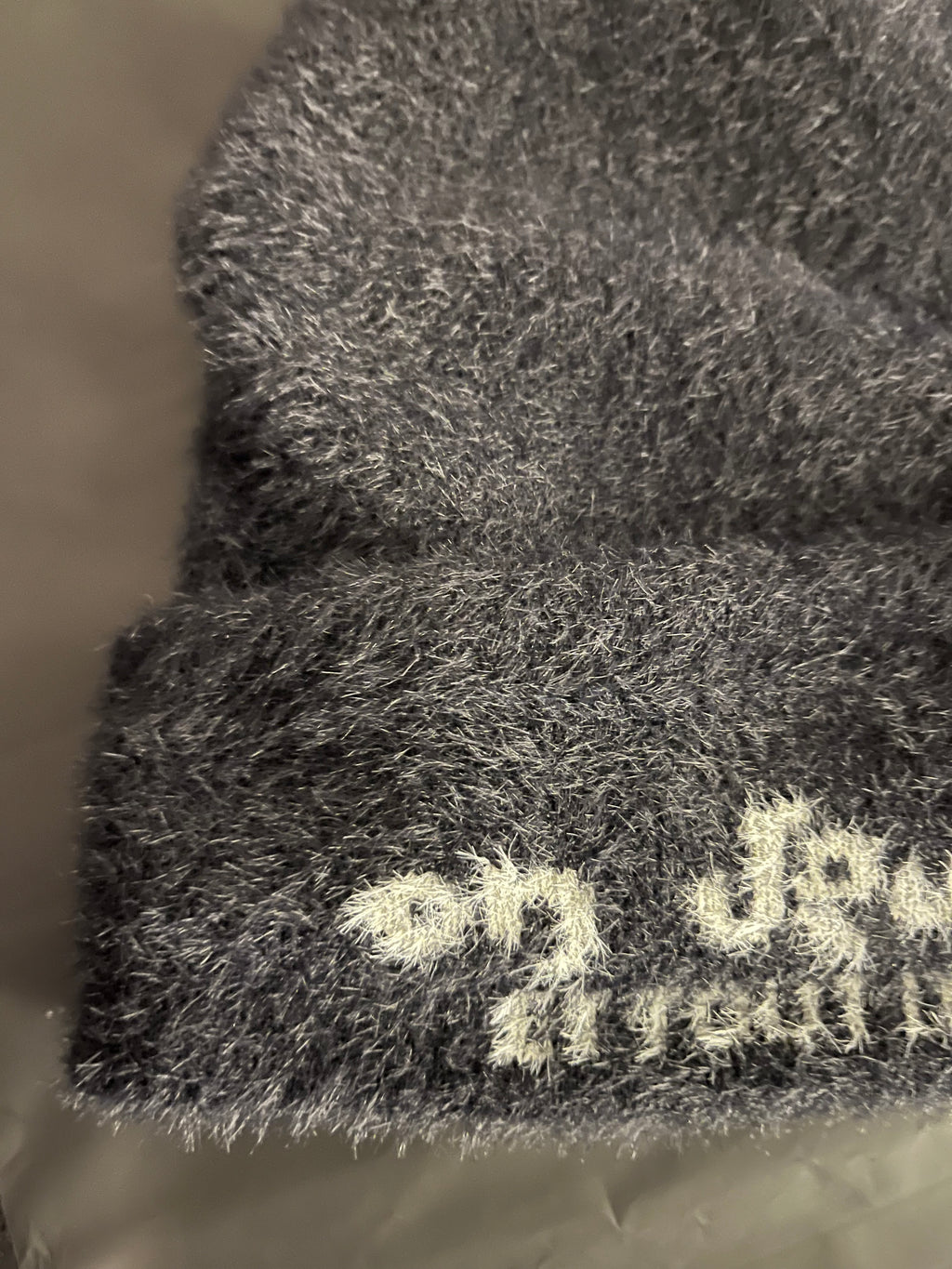 Bonnet en mohair BLACK